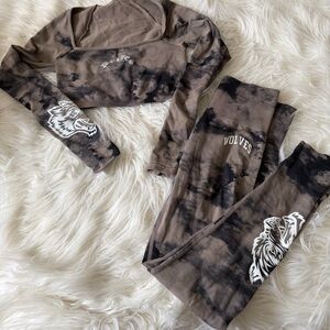 DarcSport Brown Marble Set🐻🤎🎧 SIZE: SMALL